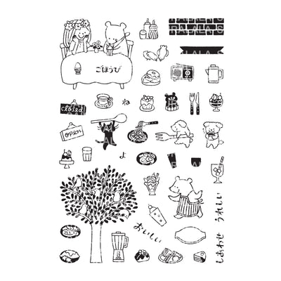 Sakuralala x Igloo*Dining* 365™ Clear Stamps - Kissaten
