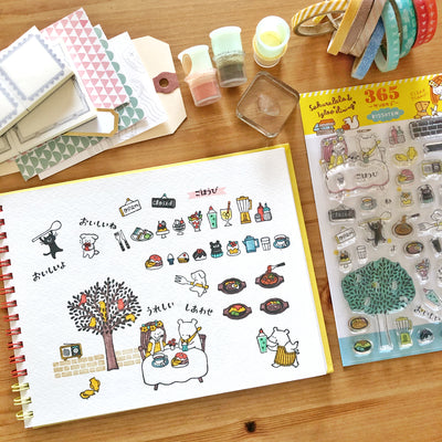 Sakuralala x Igloo*Dining* 365™ Clear Stamps - Kissaten