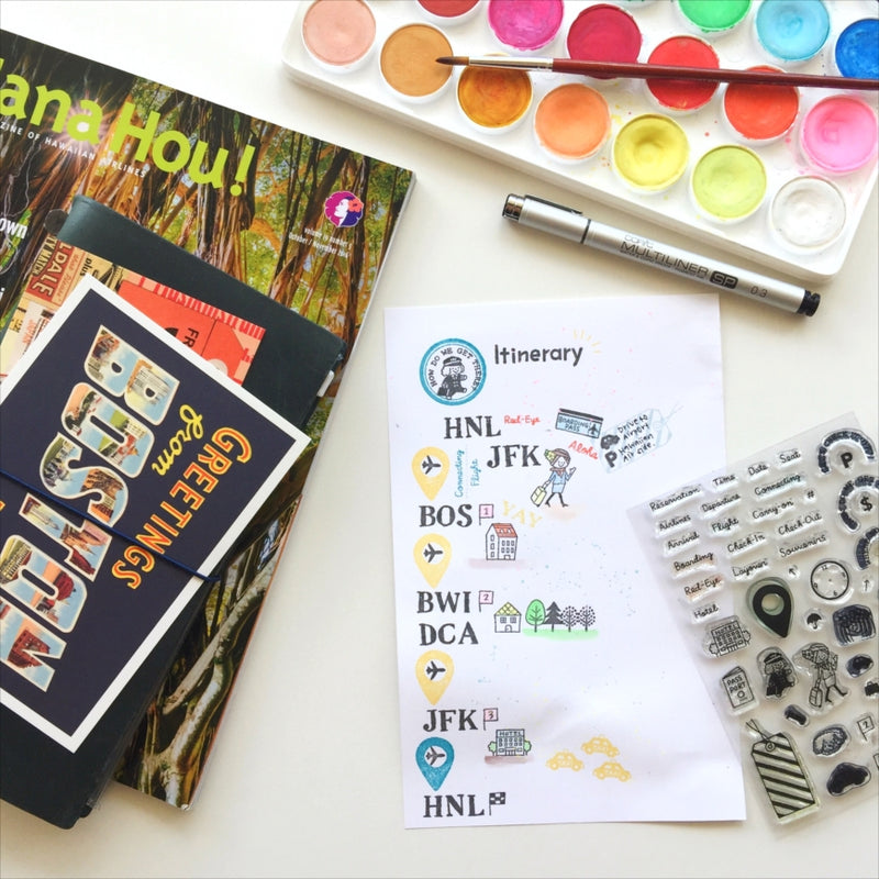 Sakuralala x Igloo*Dining* 365™ Clear Stamps - Trip Guru