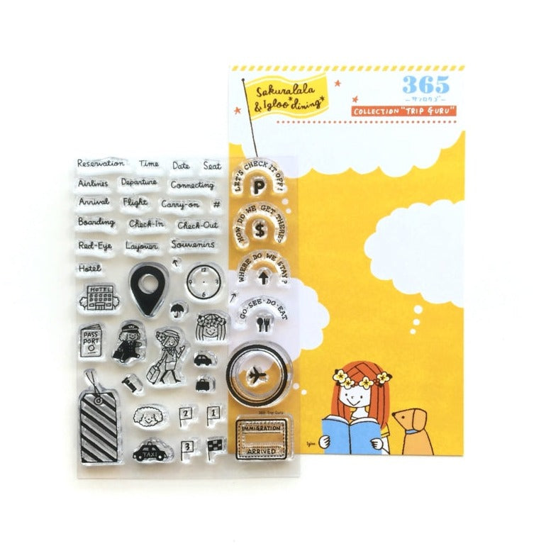 Sakuralala x Igloo*Dining* 365™ Clear Stamps - Trip Guru