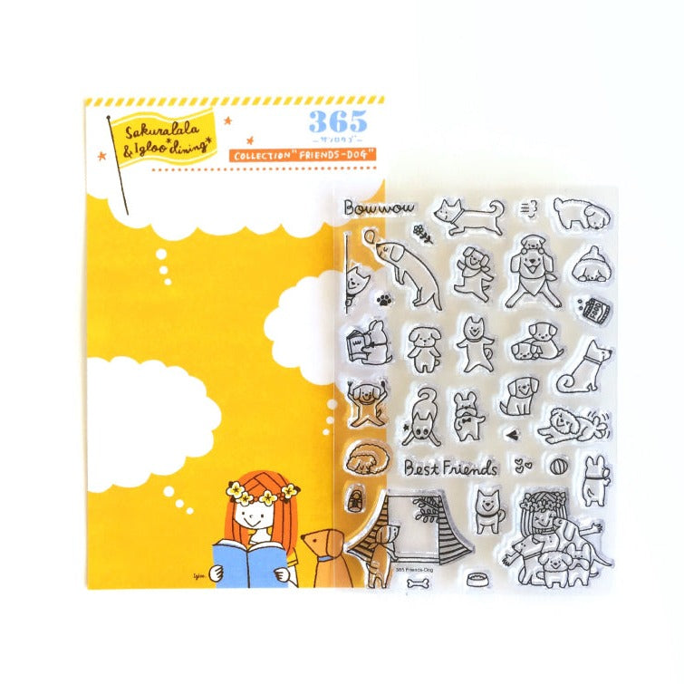 Sakuralala x Igloo*Dining* 365™ Clear Stamps - Friends-Dog