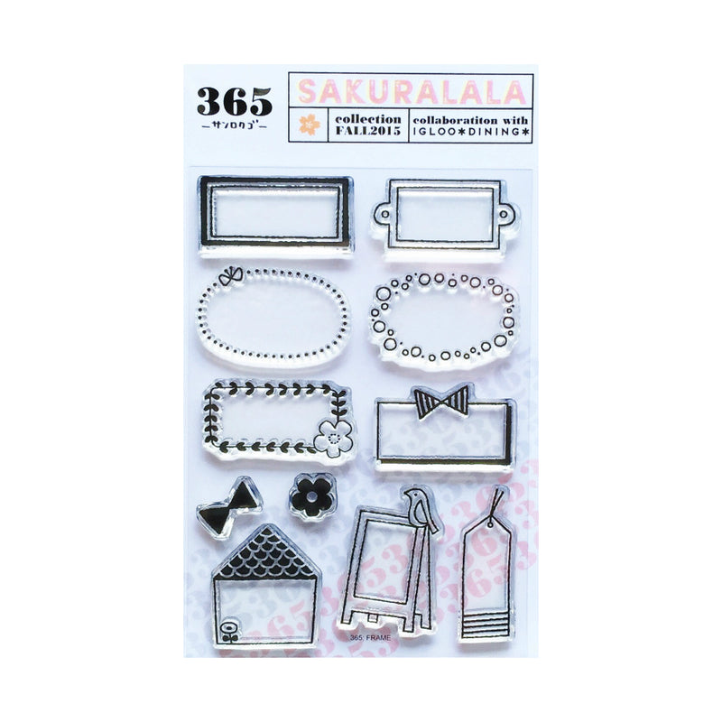 Sakuralala x Igloo*Dining* 365™ Clear Stamps - Frame