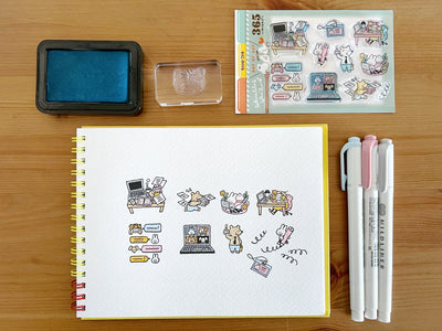 Sakuralala x Igloo*Dining* 365™ Clear Stamps - Good Job
