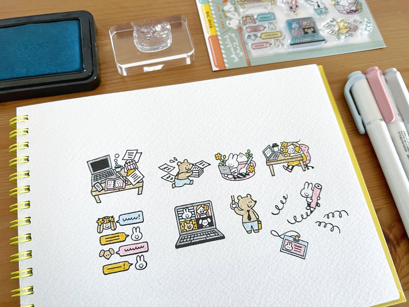 Sakuralala x Igloo*Dining* 365™ Clear Stamps - Good Job