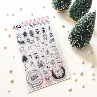 Sakuralala x Igloo*Dining* 365™ Clear Stamps - Ho Ho Ho