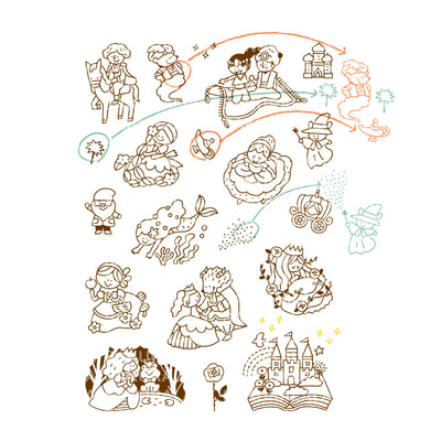 Sakuralala x Igloo*Dining* 365™ Clear Stamps - Happily Ever After