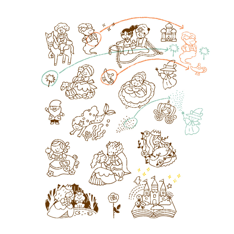 Sakuralala x Igloo*Dining* 365™ Clear Stamps - Happily Ever After