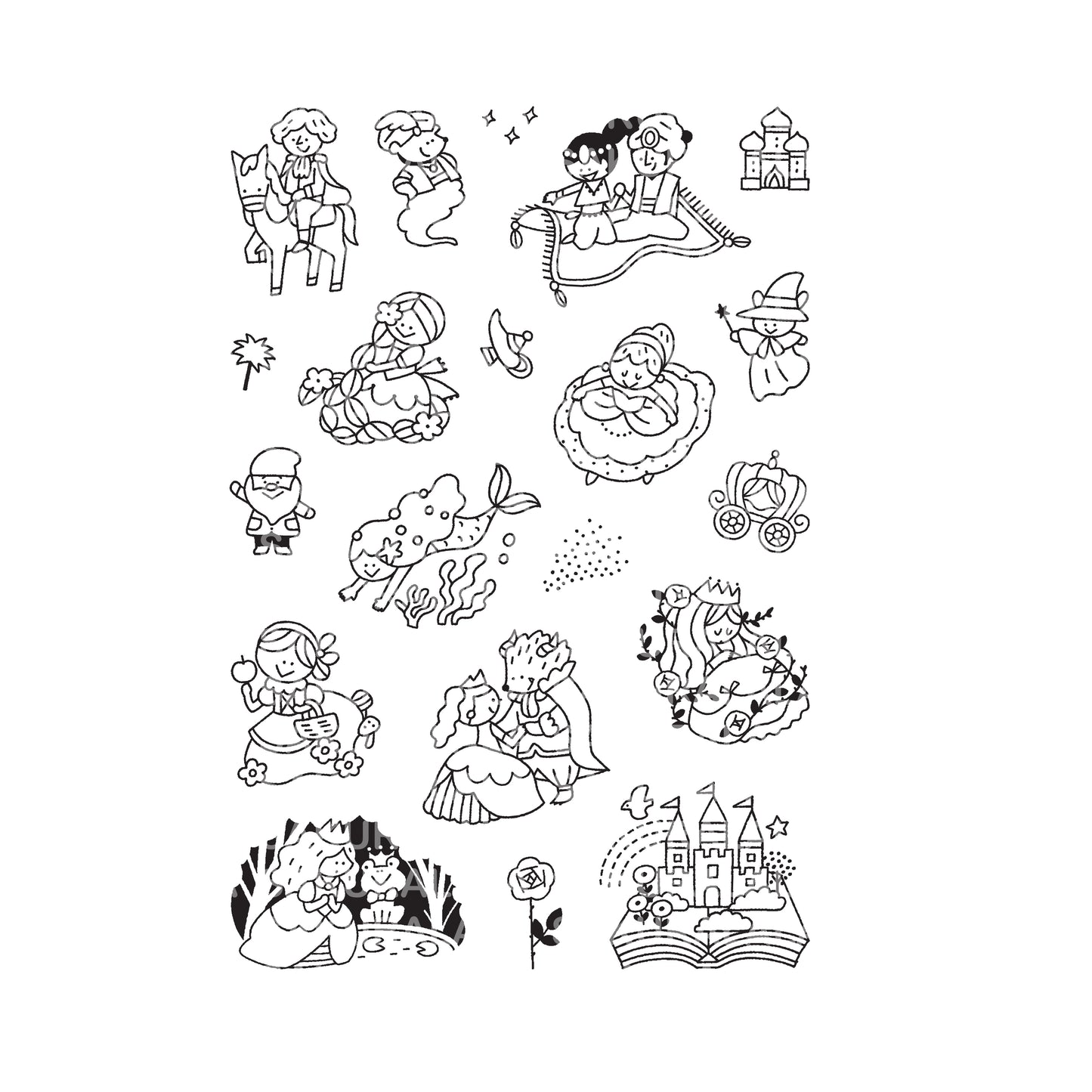 Sakuralala x Igloo*Dining* 365™ Clear Stamps - Happily Ever After