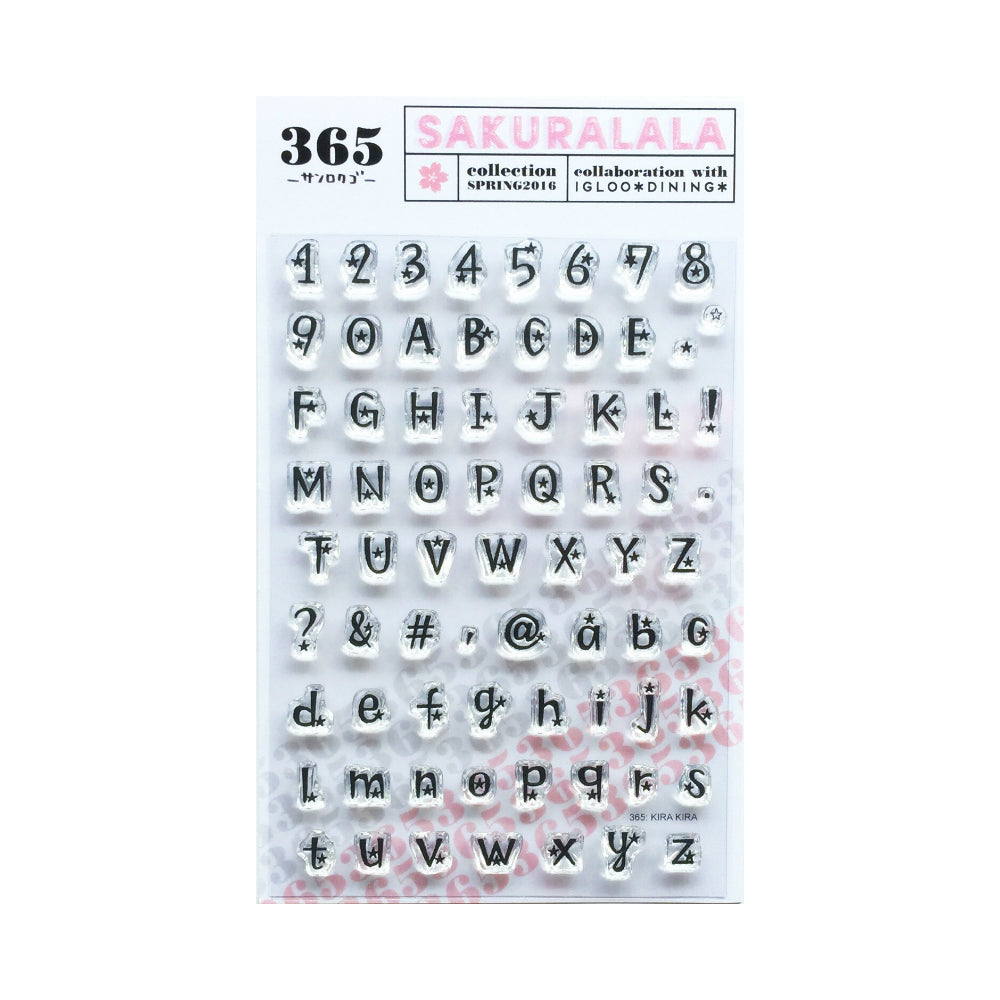 Sakuralala x Igloo*Dining* 365™ Clear Stamps - Kira Kira