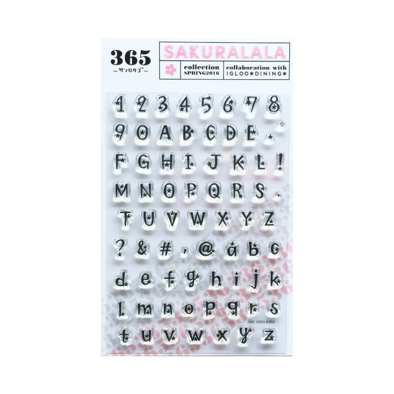 Sakuralala x Igloo*Dining* 365™ Clear Stamps - Kira Kira