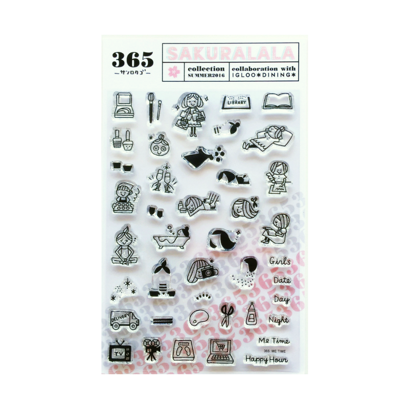 Sakuralala x Igloo*Dining* 365™ Clear Stamps - Me Time