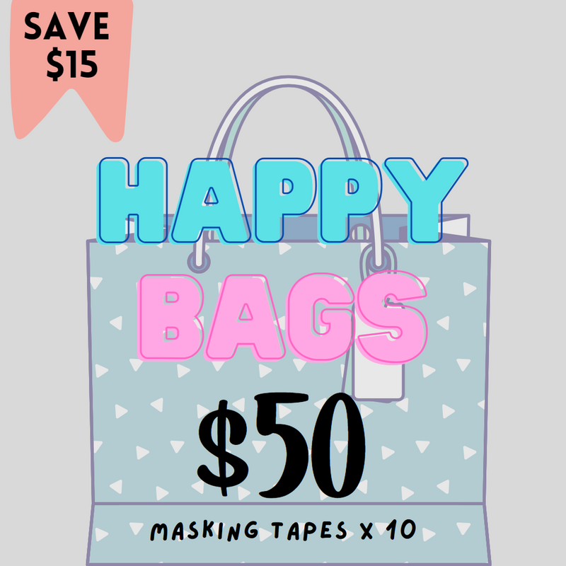 Happy Bags - Masking Tapes x 10