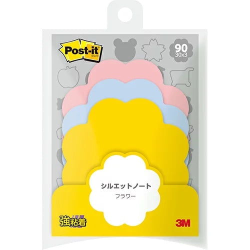3M Post-it Assorted Colours Sticky Notes - Flower 1