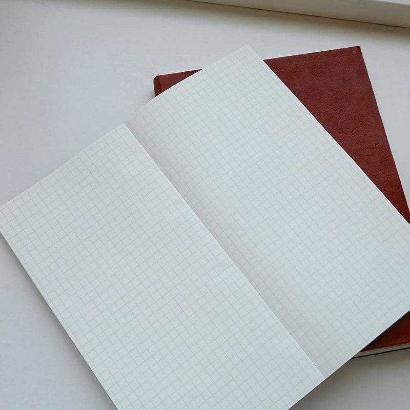 Himekuri A5 Slim Grid Notebook - Plain