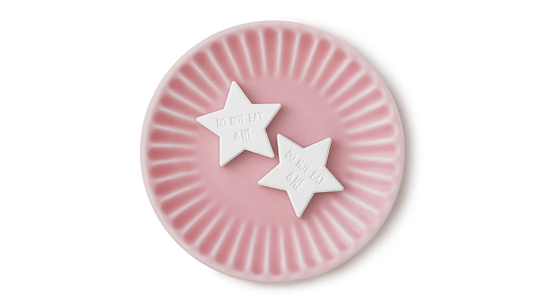 &NE Diatomaceous Earth Aroma Stone with Plate - Star