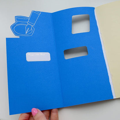 Himekuri A5 Slim Grid Notebook - Stationery