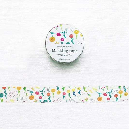 Papier Platz x Kurogoma Masking Tape - Flower Field