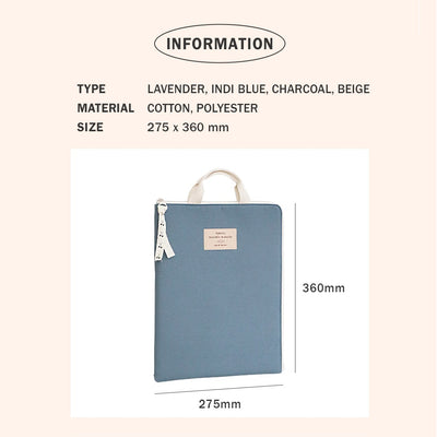Iconic Cottony 13 Inch A4 Laptop Case