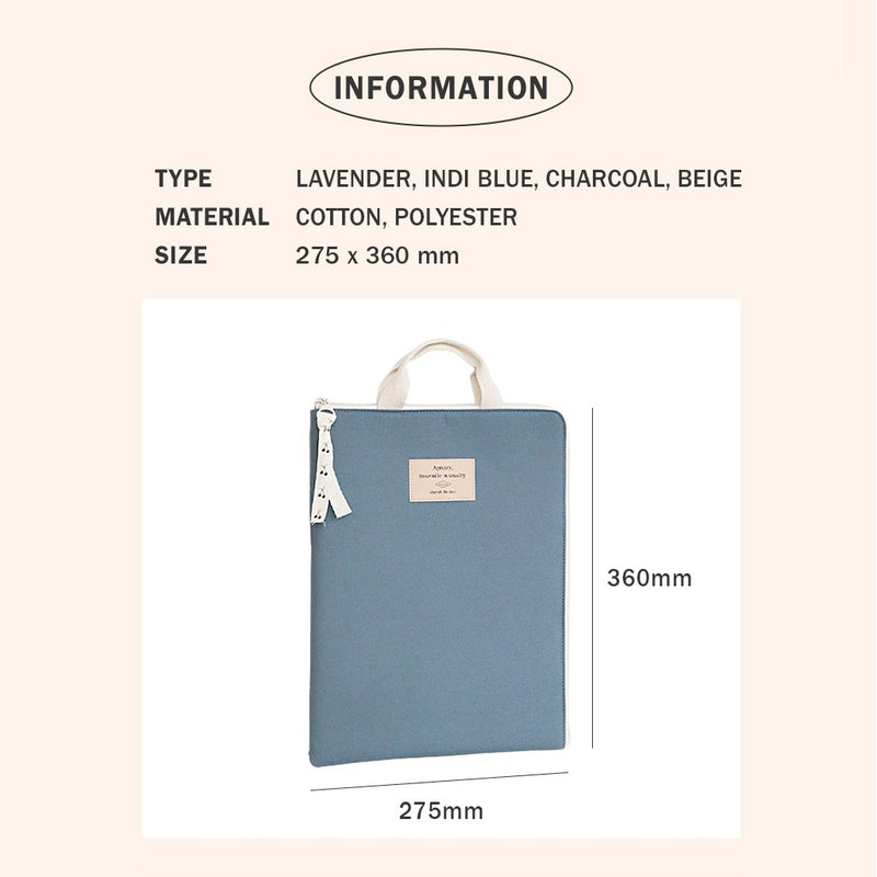 Iconic Cottony 13 Inch A4 Laptop Case