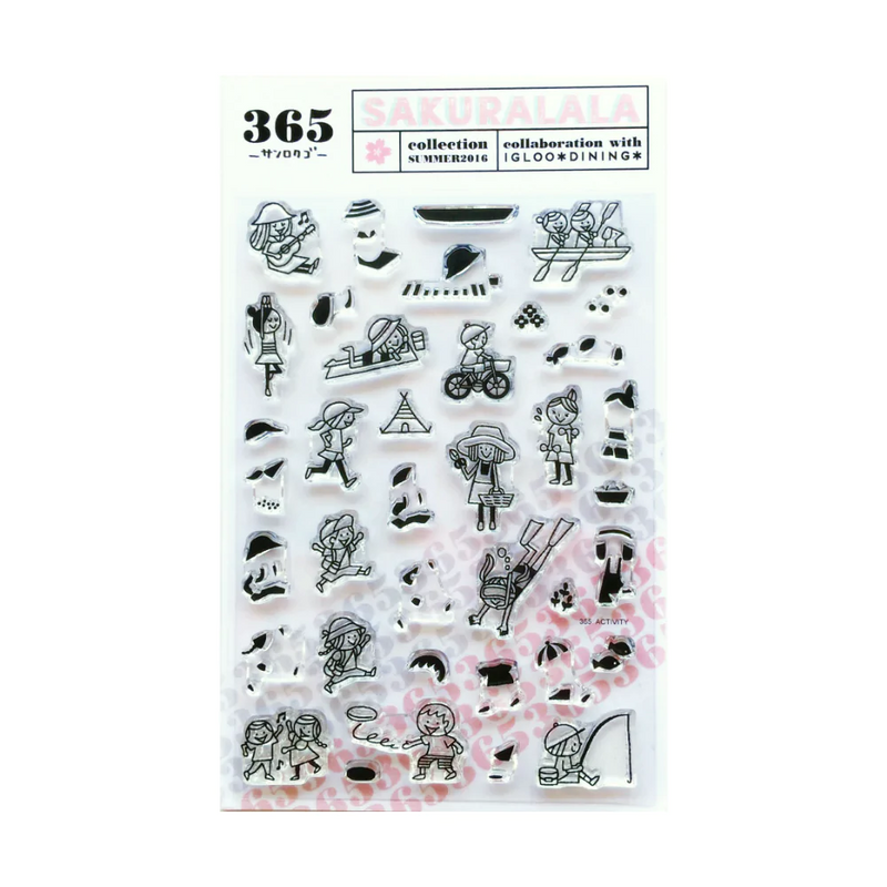 Sakuralala x Igloo*Dining* 365™ Clear Stamps - Activity