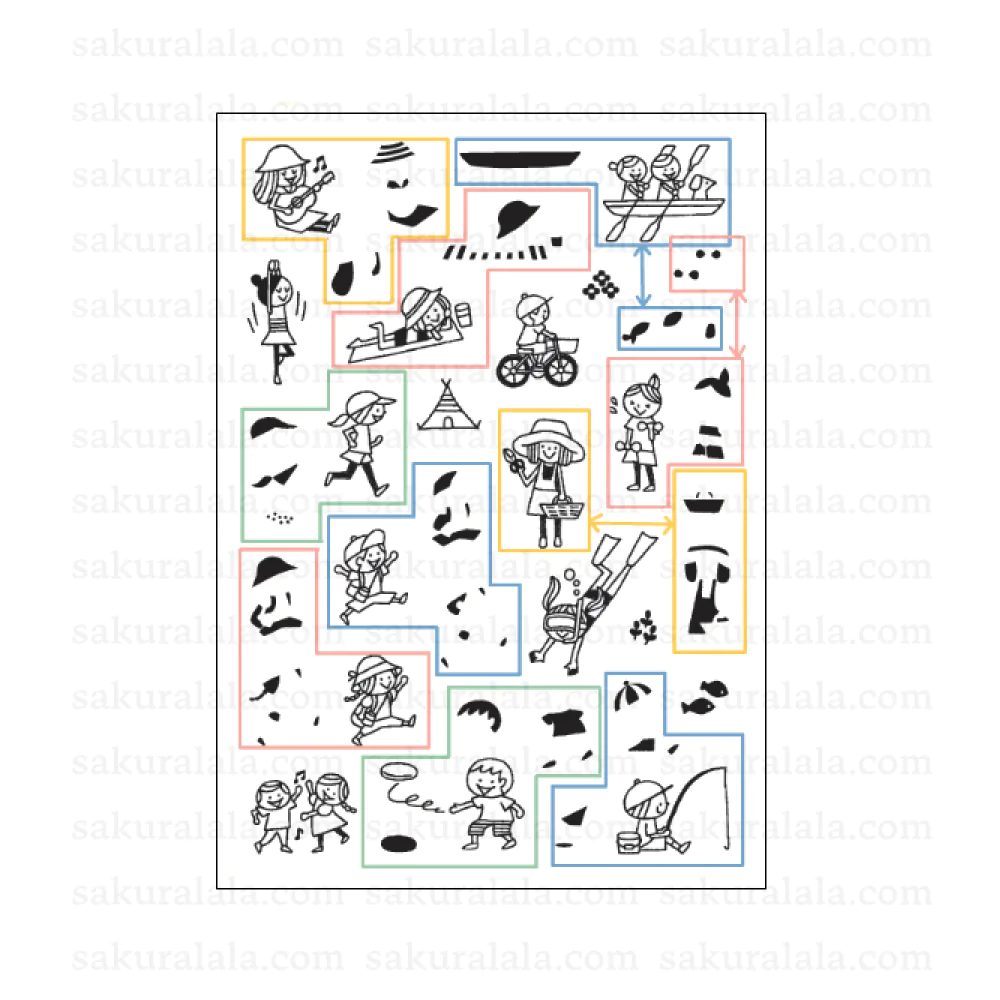 Sakuralala x Igloo*Dining* 365™ Clear Stamps - Activity