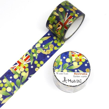 Kamiiso Sansyo Monde Masking Tape - Australia Golden Wattle