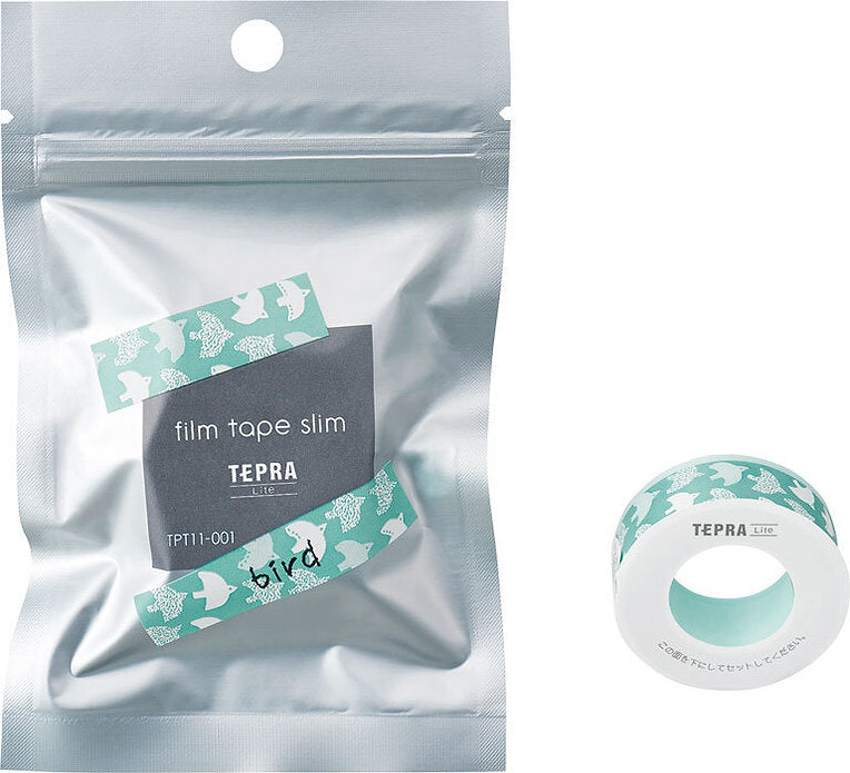 King Jim Tepra Lite Film Tape Die-Cut - Bird (11mm)