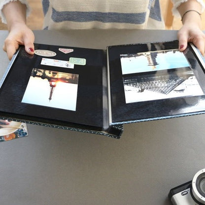 Iconic Pieces of Moment Self-Adhesive Photo Album - Black Pages