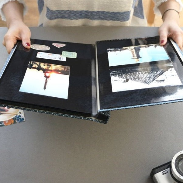 Iconic Pieces of Moment Self-Adhesive Photo Album - Black Pages
