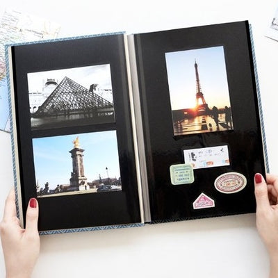 Iconic Pieces of Moment Self-Adhesive Photo Album - Black Pages