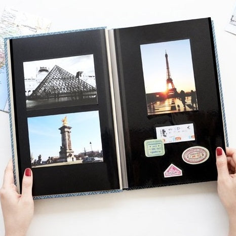 Iconic Pieces of Moment Self-Adhesive Photo Album - Black Pages
