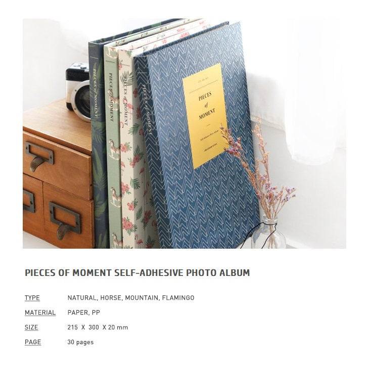 Iconic Pieces of Moment Self-Adhesive Photo Album - Black Pages