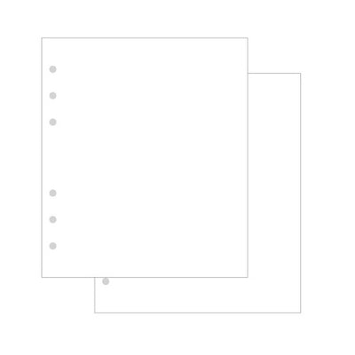 Jam Studio A6 Wide Planner Refill - Blank