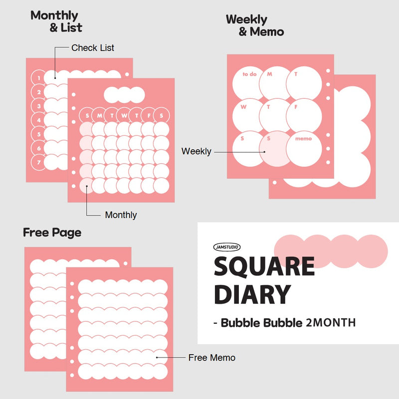 Jam Studio A6 Wide Bubble Bubble Refill - 2 Month