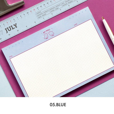Iconic B5 Buddy Grid Notepad (Horizontal)