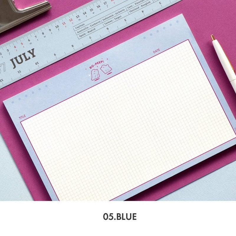 Iconic B5 Buddy Grid Notepad (Horizontal)