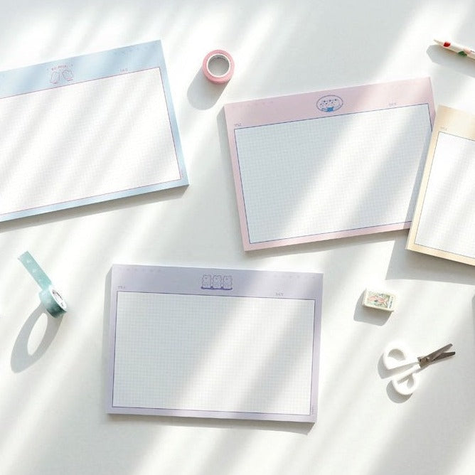 Iconic B5 Buddy Grid Notepad (Horizontal)