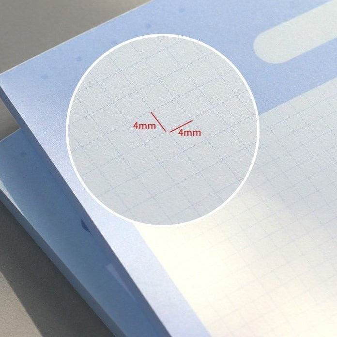 Iconic B5 Buddy Grid Notepad (Horizontal)