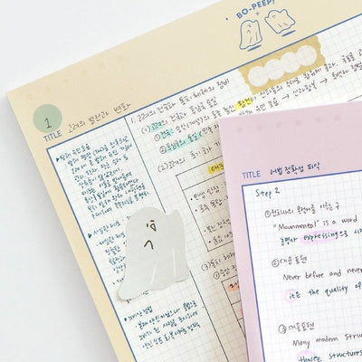 Iconic B5 Buddy Grid Notepad (Horizontal)