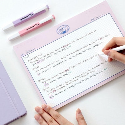 Iconic B5 Buddy Grid Notepad (Horizontal)