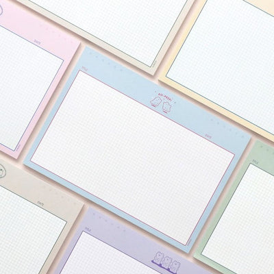 Iconic B5 Buddy Grid Notepad (Horizontal)