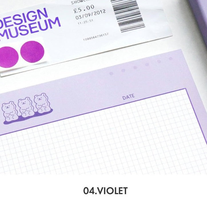 Iconic B5 Buddy Grid Notepad (Horizontal)