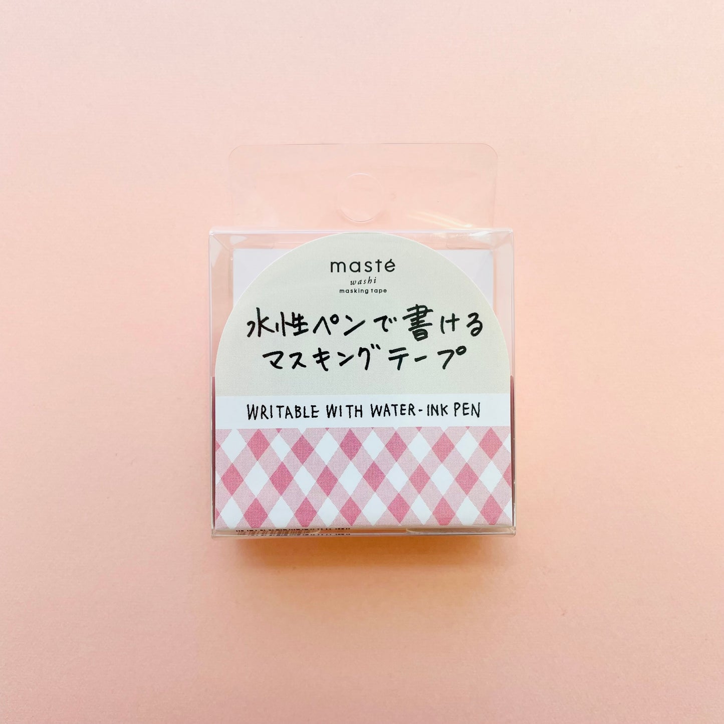 Mark's Masté Writable Masking Tape - Red Check