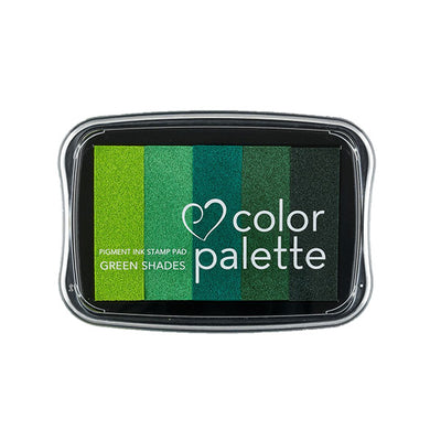 Tsukineko Colour Palette Stamp Pad - Green Shades