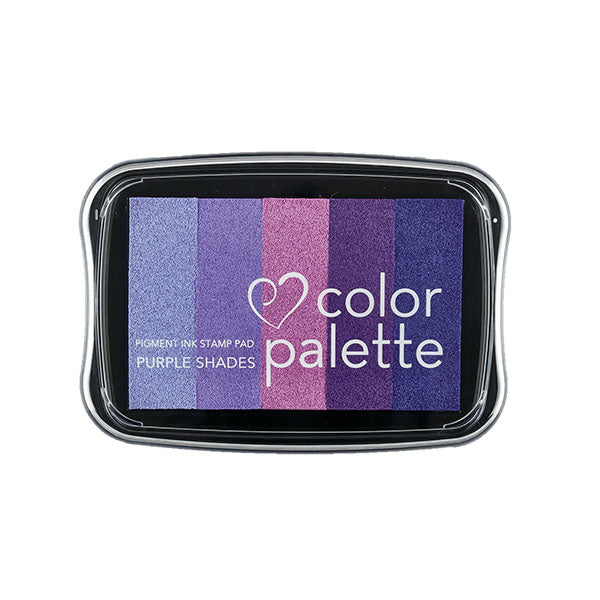Tsukineko Colour Palette Stamp Pad - Purple Shades