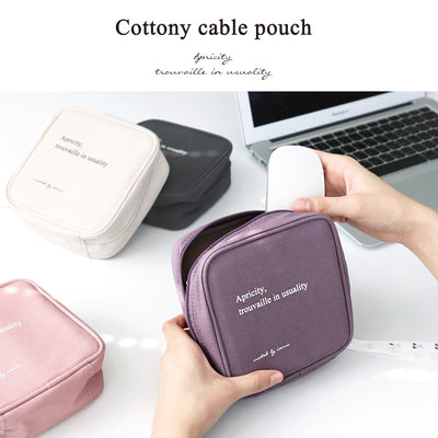 Iconic Cottony Cable Pouch