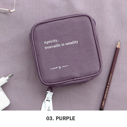 Iconic Cottony Cable Pouch