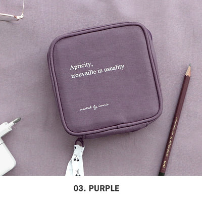 Iconic Cottony Cable Pouch