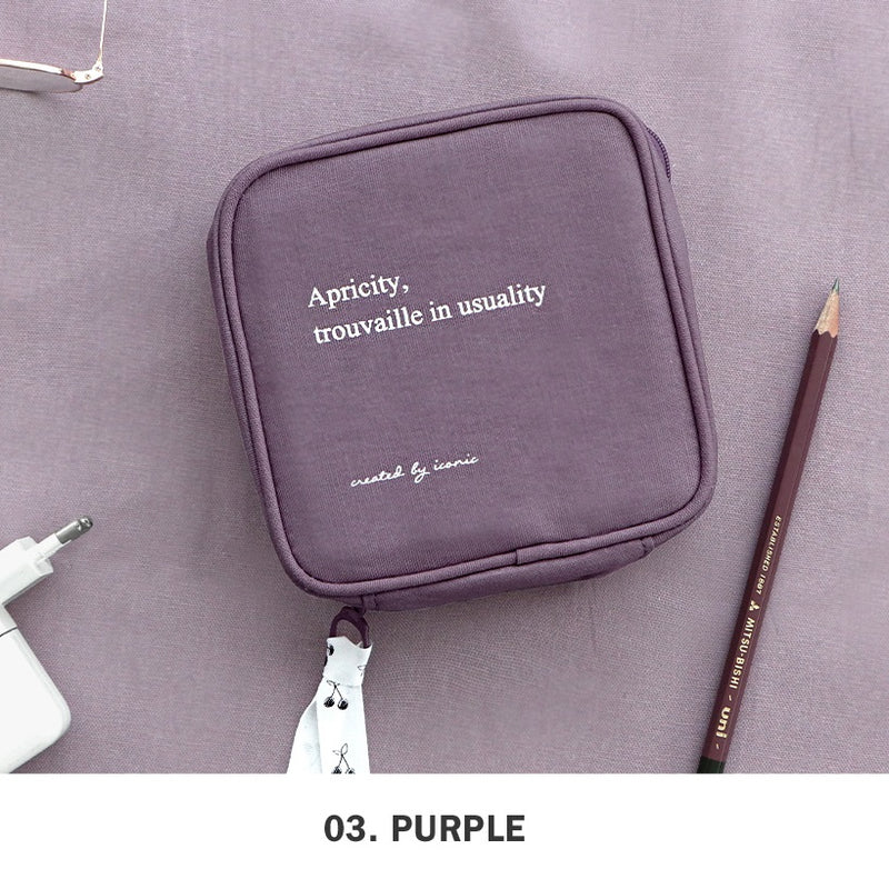 Iconic Cottony Cable Pouch