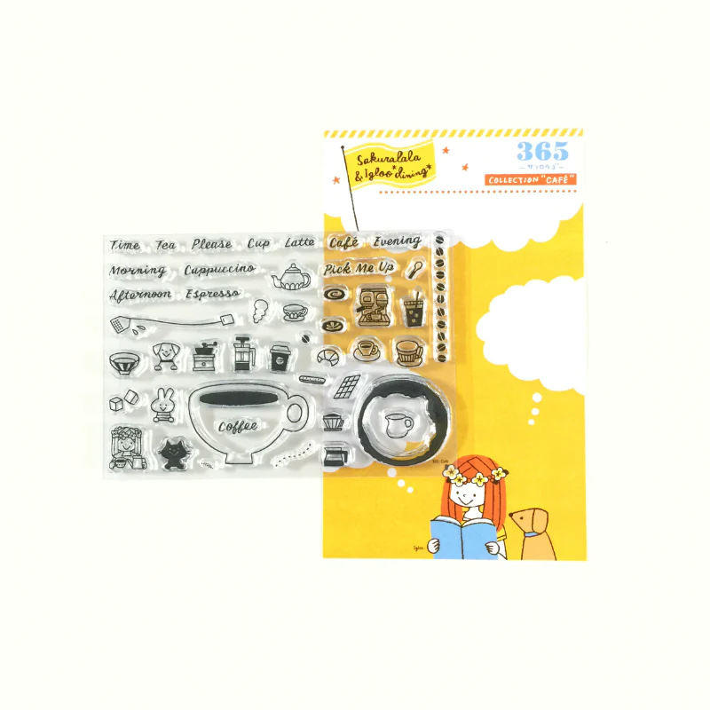 Sakuralala x Igloo*Dining* 365™ Clear Stamps - Café